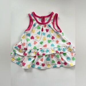 🩵4/$20 Colorful Heart Patterned Kids Top